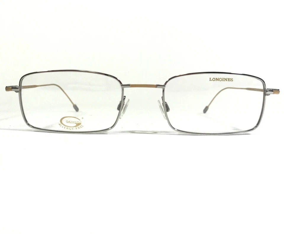 Monturas de gafas Longines by Metzler MOD 4356 023 plateadas doradas 50-19-135 Foto 1 de 4