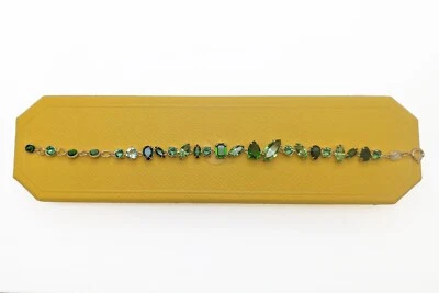 Nuevo en Caja SWAROVSKI Mujer 5652822 Corte Mixto Cristales Verdes Pulsera Gema Foto 1 de 2