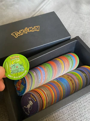 160 Tazos Pokemon Set, 1.st Generation Set. - Image 1 of 3