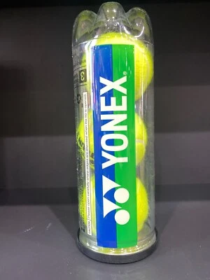 Yonex Tour Championship Tennis Ball Racquet Ball 3 Balls / 1 Can Yellow NWT - Image 1 of 3