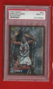 1996 Topps Finest Bronze Marcus Camby RC w/Coating Toronto Raptors #82 PSA 9 - Bild 1 von 1