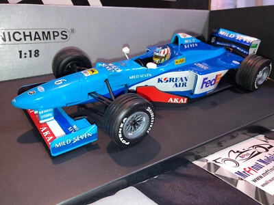 1:18 Minichamps #180980096 Alex Wurz Benetton #6 Ltd Edition Launch Car 1998 - Image 1 of 4
