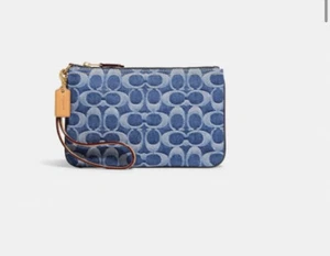 ❤️Pulsera Pequeña Coach Firma Denim B4/Indigo Medianoche Azul Marino Multi - Imagen 1 de 4
