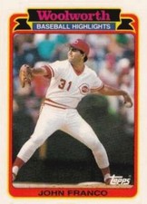 1989 Topps Woolworth Baseball Highlights Baseball 12 John Franco