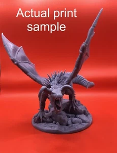 Dragon 28mm scale D&D/Roleplay High Quality 3d Fortress resin kit - Picture 1 of 4