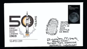 Brooks Moore Firmado portada Director Marshall Space Flight Center Astrionics - Imagen 1 de 1