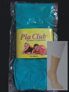 RIESE Strümpfe 3/4 Legging 92 98 104 110 116 122 Leggings Feinstrumpfhose TÜRKIS - Bild 1 von 1