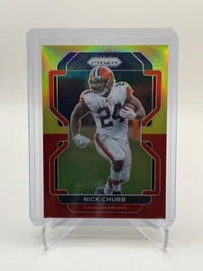 2021 Prizm Nick Chubb Red/Yellow Prizm /39 SP #264 Browns Tmall Asia - Bild 1 von 2