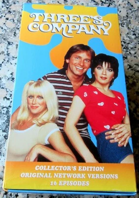 THREE'S COMPANY Collector's Edition VHS Original 16 Episodes Suzanne Somers $$$ - Image 1 of 4