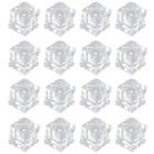  200 Pcs Photography Props Ice Vase Filler Simulated Decor Cube Square