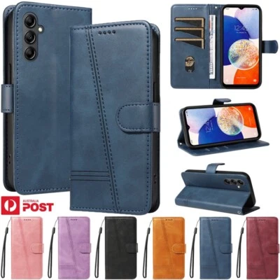 For Samsung J330 J510 J530 A510 A5 A7 A8 J6 J4 J7 Wallet Case Leather Flip Cover - image 1 of 4