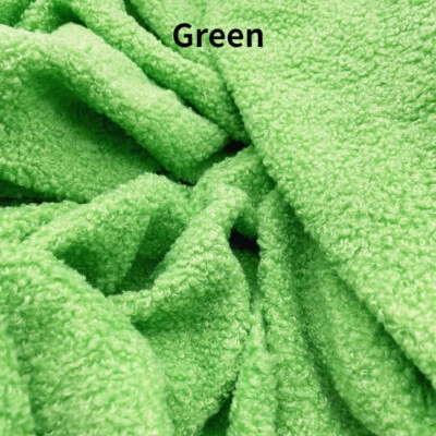 Faux Sheepskin Sherpa Fleece Curly Fabric Material Sewing Toy Doll Material Trim - Image 1 of 4