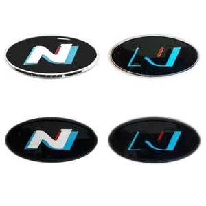 Front or Rear N Logo Emblem Number Choice for Hyundai Vehicle - Picture 1 of 29