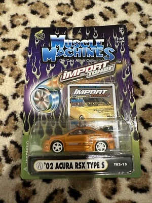 funline muscle machines 1/64 Import Tuner Series Competition Orange 00 Honda... - Image 1 of 4