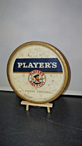 RARE Vintage players   Metal beer  tray Distressed 12.5 inch - Picture 1 of 3