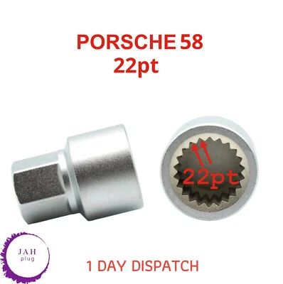 SECURITY MASTER 58 LWNK 22 SPLINE KEY FOR PORSCHE, UK STOCK - Image 1 of 4