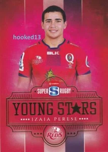 2017 TapNPlay Super Rugby Union Young Stars Izaia Perese REDS #YS-07 - Imagen 1 de 2