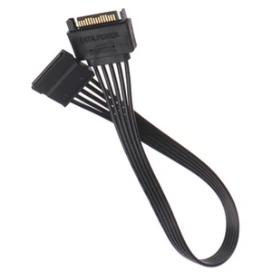 30CM SATA 15Pin Male to Female Power Cable HDD SSD Power Supply Ca-jl _yi - Afbeelding 1 van 12