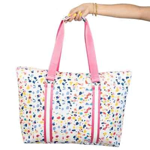 Confetti Print Tote Bag Multicolored - Picture 1 of 2