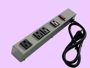 12" 4 Outlets Power Strip, Surge Protected, EPS-1043NG - Picture 1 of 1