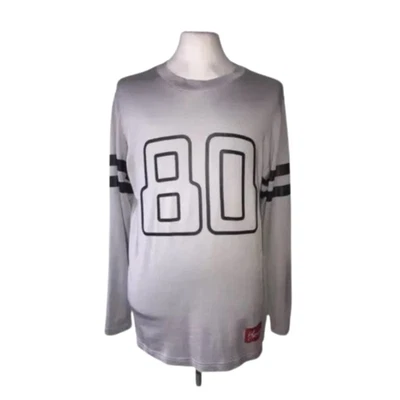 Supreme 80 Джерси длинным рукавом рубашка средний белый черный в полоску редкая Streetwear - Изображение 1 из 4