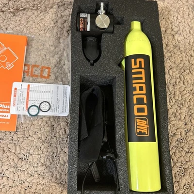 SMACO Mini Scuba Tank 0.5L Portable Small Diving Tank for Underwater Breathing - Image 1 of 4