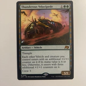 MTG Thunderous Velocipede 183 Aetherdrift Mythic - Picture 1 of 2