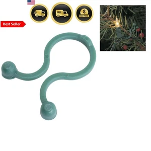 Christmas Tree Light Clips Mini Lights Attach to Branches Green 100 Pack - Picture 1 of 3