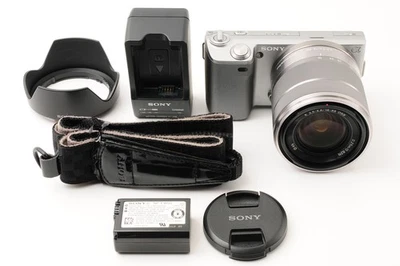 [Near MINT] Sony NEX-5 Mirrorless Digital Camera w/ 18-55mm Lens From JAPAN - Image 1 of 4