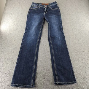 Rock And Roll Cowgirl Jeans Youth 16 Regular (26x30) Mid Rise Bootcut Western - Picture 1 of 16