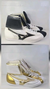 Lot Of 2 MIZUNO Boxing Shoes Finisher Low Mens Sz 11 (Cm 29)Boxing Boots *NEW*  - Picture 1 of 24
