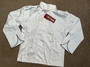 CHEF WORKS WHITE JACKET 44” ECDF COOLVENT MOISTURE MANAGEMENT SEE PICS DESC  - Picture 1 of 9