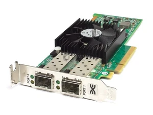 6VK2R DELL EMULEX LPE16002 HOST BUS ADAPTER DUAL PORT 16GB SFP+ FC LOW PROFILE - Bild 1 von 7