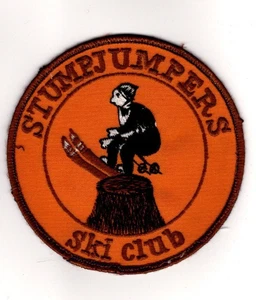 Stumpjumpers Ski Club, Vermont, Winter Sports, Vintage Patch, Old Original - Picture 1 of 1