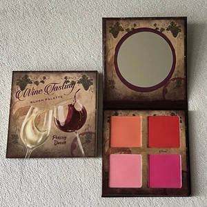 Peachy Queen Cosmetics Wine Tasting Blush Palette Indie Makeup 4 Shades - Picture 1 of 5