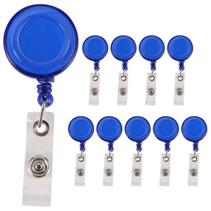 10 Retractable Reel ID Badge Lanyard Name Tag Key Card Holder Belt3540 - Picture 1 of 7
