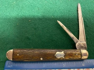 Keen Kutter Simmons Hardware Co. Doctors Knife, Stag Handles - Picture 1 of 6