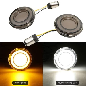 1157 LED Turn Signals Blinker Lights For Harley Davidson Sportster Iron 1200 883 - Picture 1 of 17