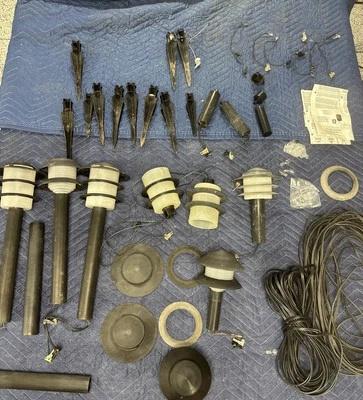 Intermatic Malibu  Light Lot Parts, Wires, Bulbs, And Stakes. - Image 1 of 4