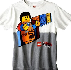 Lego Movie T Shirt Graphic Tee Shirt Top Construction Worker Space Guy President - Picture 1 of 1