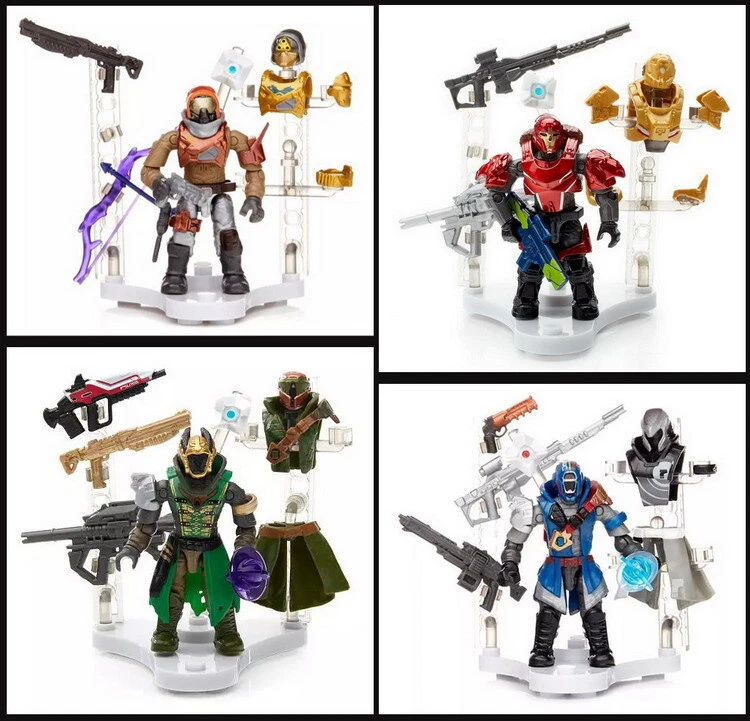 Игрушка-конструктор Mega Construx Bloks Destiny Hunter Warlock золото красный синий - Изображение 1 из 4