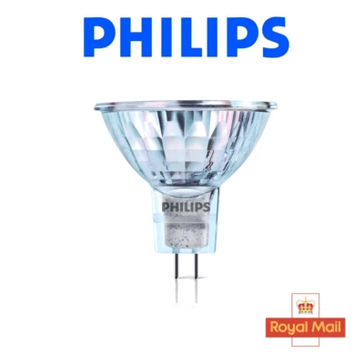 Philips 35W MR16 GU5.3 Dimmable Warm White Dichroic Spot Light Bulb – Pack of 5 - Image 1 of 4
