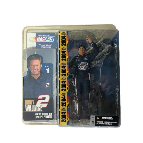 ACTION McFarlane NASCAR Figure Rusty Wallace #2 Limited Edition NEW Cover