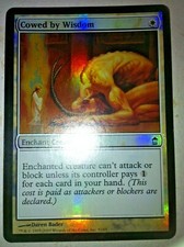 Foil Cowed by Wisdom - Saviours of Kamigawa - Magic: The Gathering - MTG