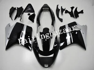 Fit for 1997-07 CBR1100XX Gloss Black Silver ABS Injection Bodywork Fairing Kit - Bild 1 von 7