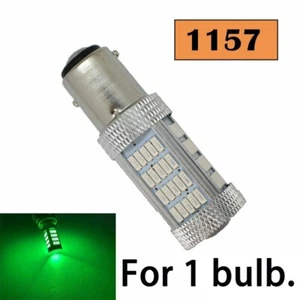 1157 2057 3496 BAY15D P21/5W 92 LED Projector Green Bulb Front Signal Light Y1 Y - Foto 1 di 5