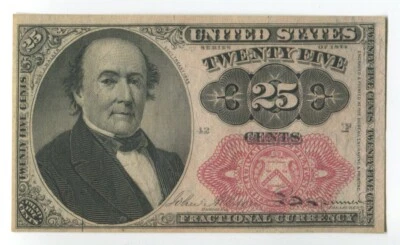 (1) 1874 United States 25 Cents Fractional Currency FR#1308 Crisp UNC MQ#239 - Image 1 of 4