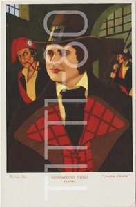 BENIAMINO GIGLI - TENORE - ILLUSTRATORE NANNI - SERIE LA VOCE DEL PADRONE - Picture 1 of 1