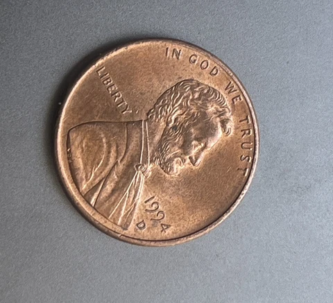 1994 D LINCOLN MEMORIAL CENT W/ DOUBLE DIE RD ERROR!! Cover