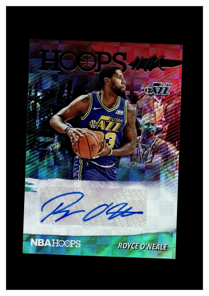 2019-20 Hoops Hoops Ink Autograph #HI-RON Royce O'Neale Utah Jazz - Image 1 of 2